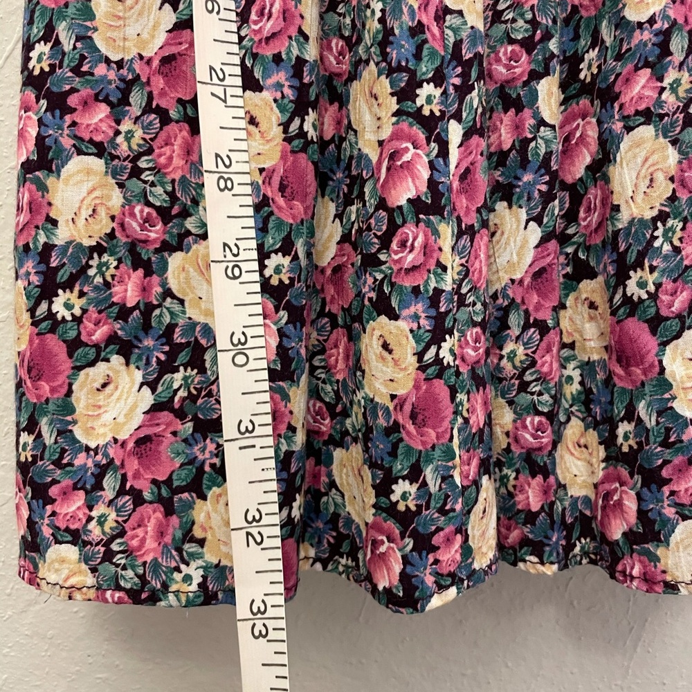 Flower Pattern Mini Dress (Fully Lined) - image 8